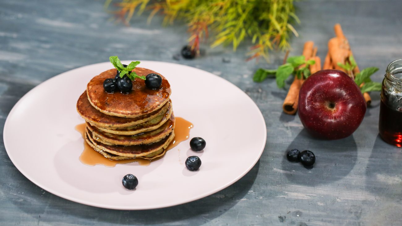 Apple Cinnamon Oats Pancake