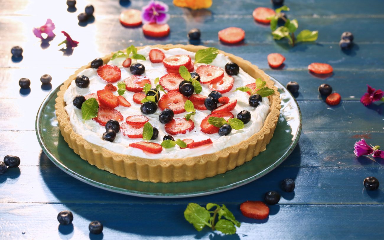 Berry Yogurt Tart