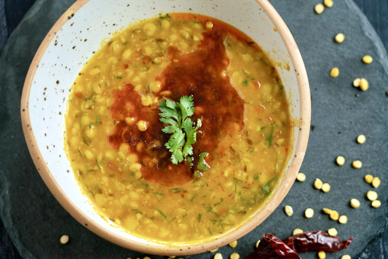 Dhaba Style Chana Dal Fry