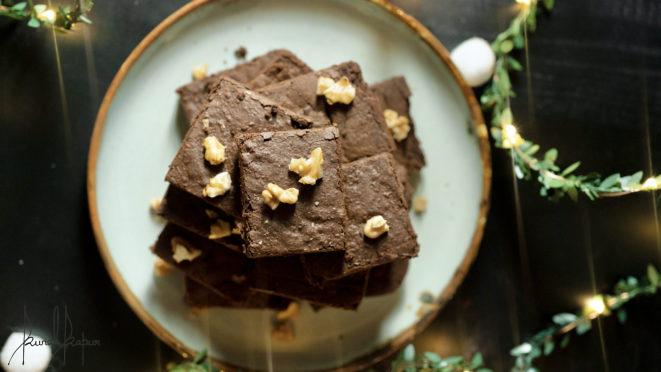 Eggless Chocolate Walnut Brownie