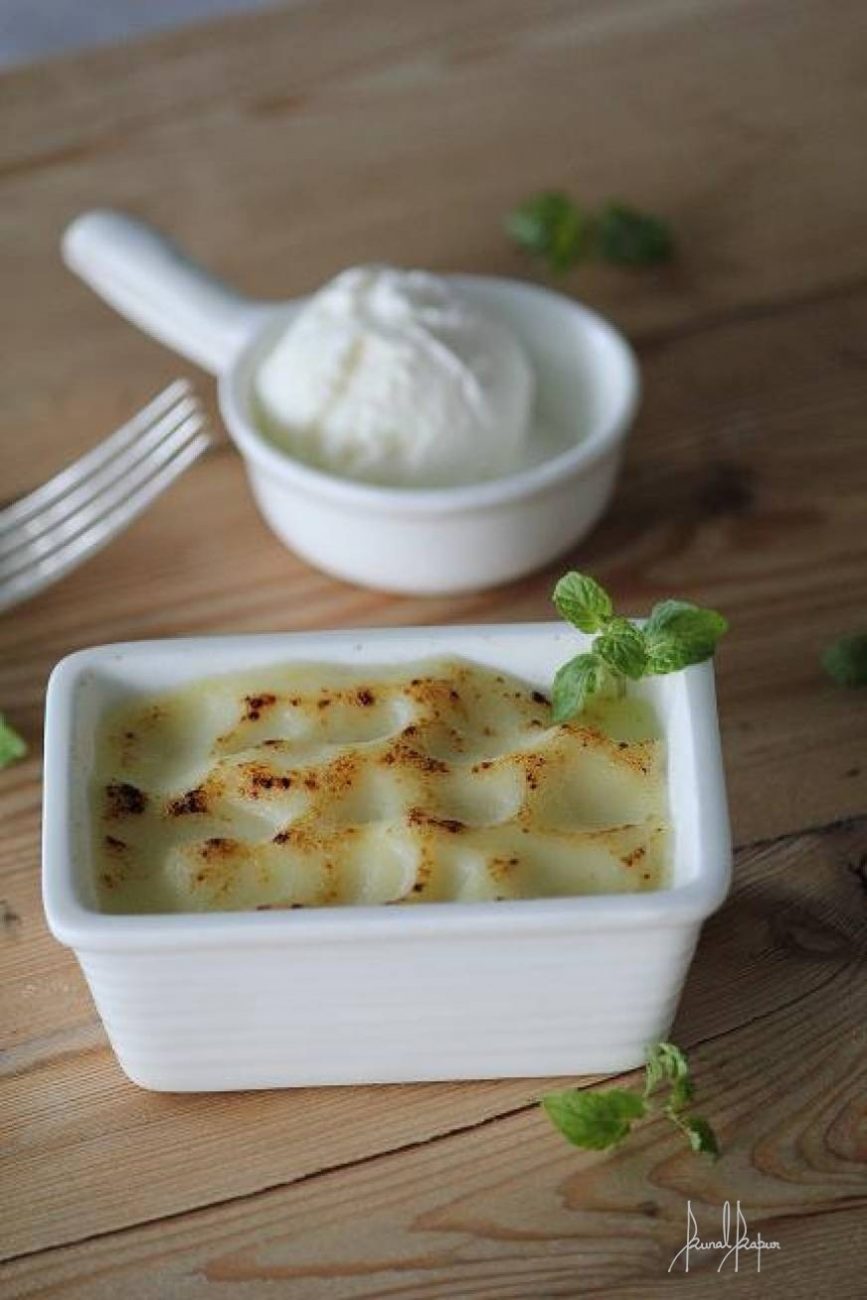 Grilled Coconut Burfee Ice Cream