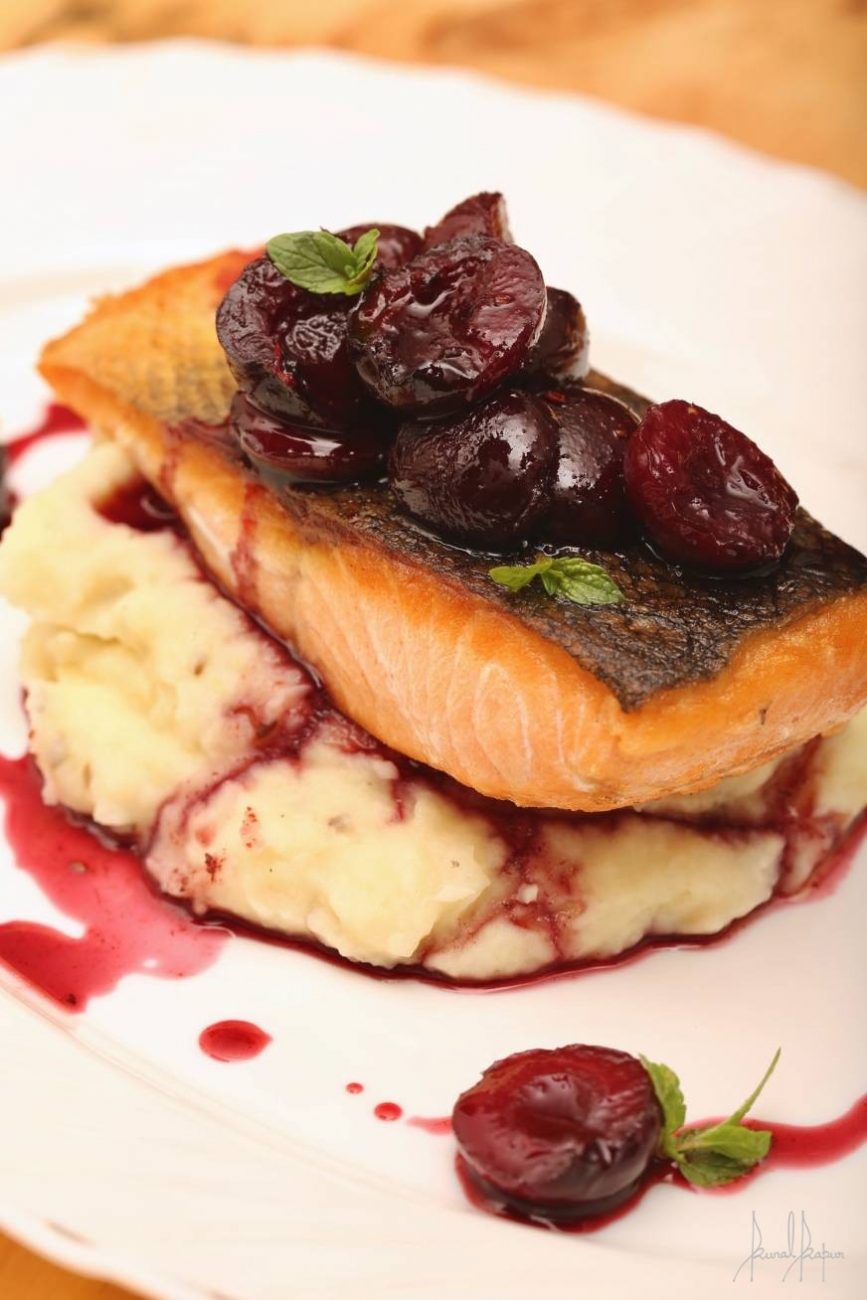 Cherry Chutney Grilled Salmon