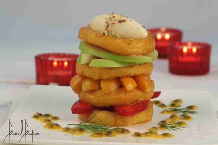 Malpura, Fresh Fruits & Rabri