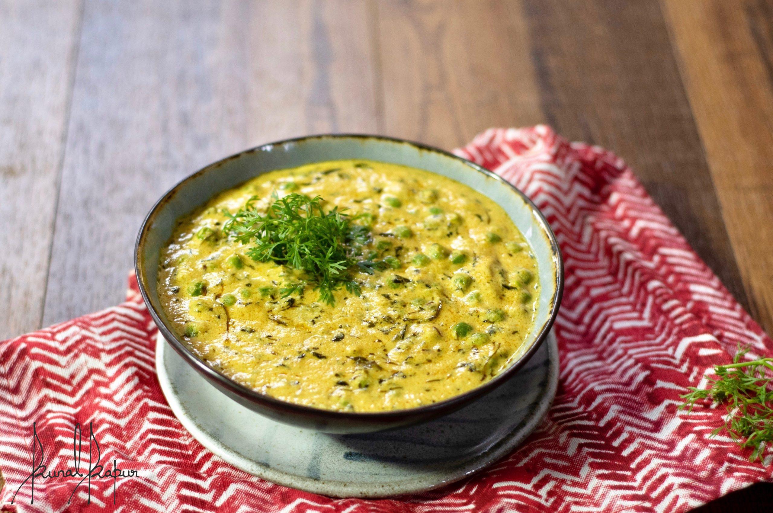 Methi malai deals matar