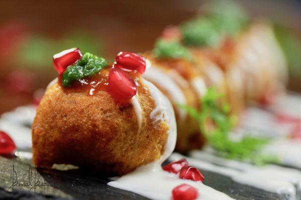 Moong Dal Pakori Chaat