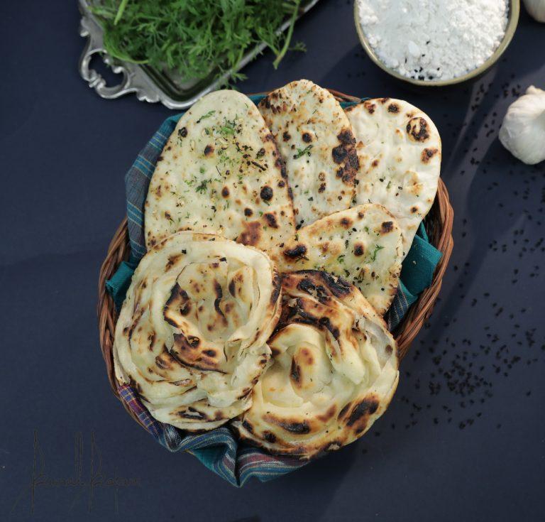 Naan, Garlic Naan, Butter Naan