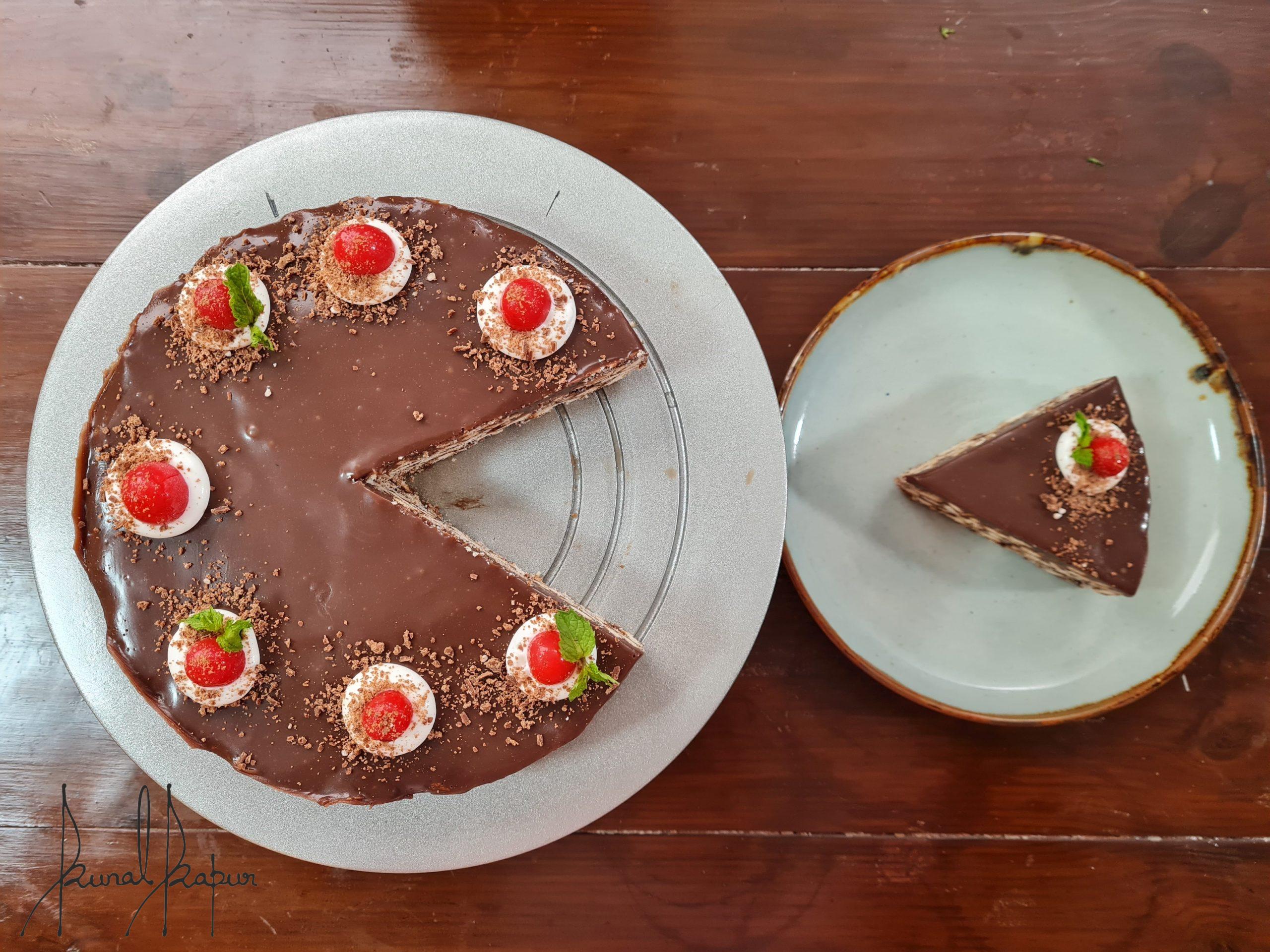 No Bake Chocolate Cake Chef Kunal Kapur