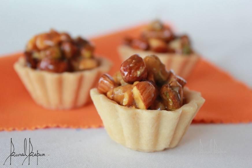 Nutty Caramel Tarts