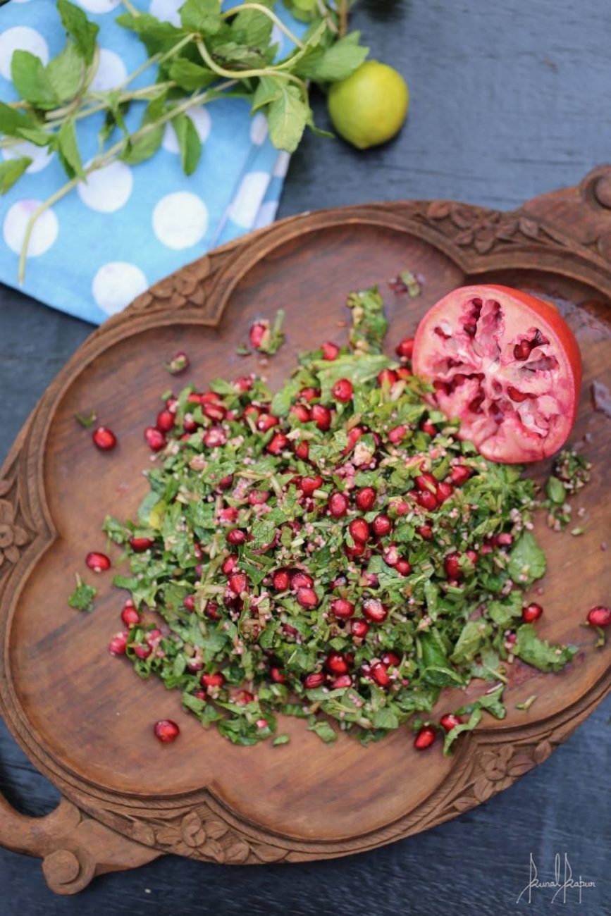 Pomegrante & Parsley Salad
