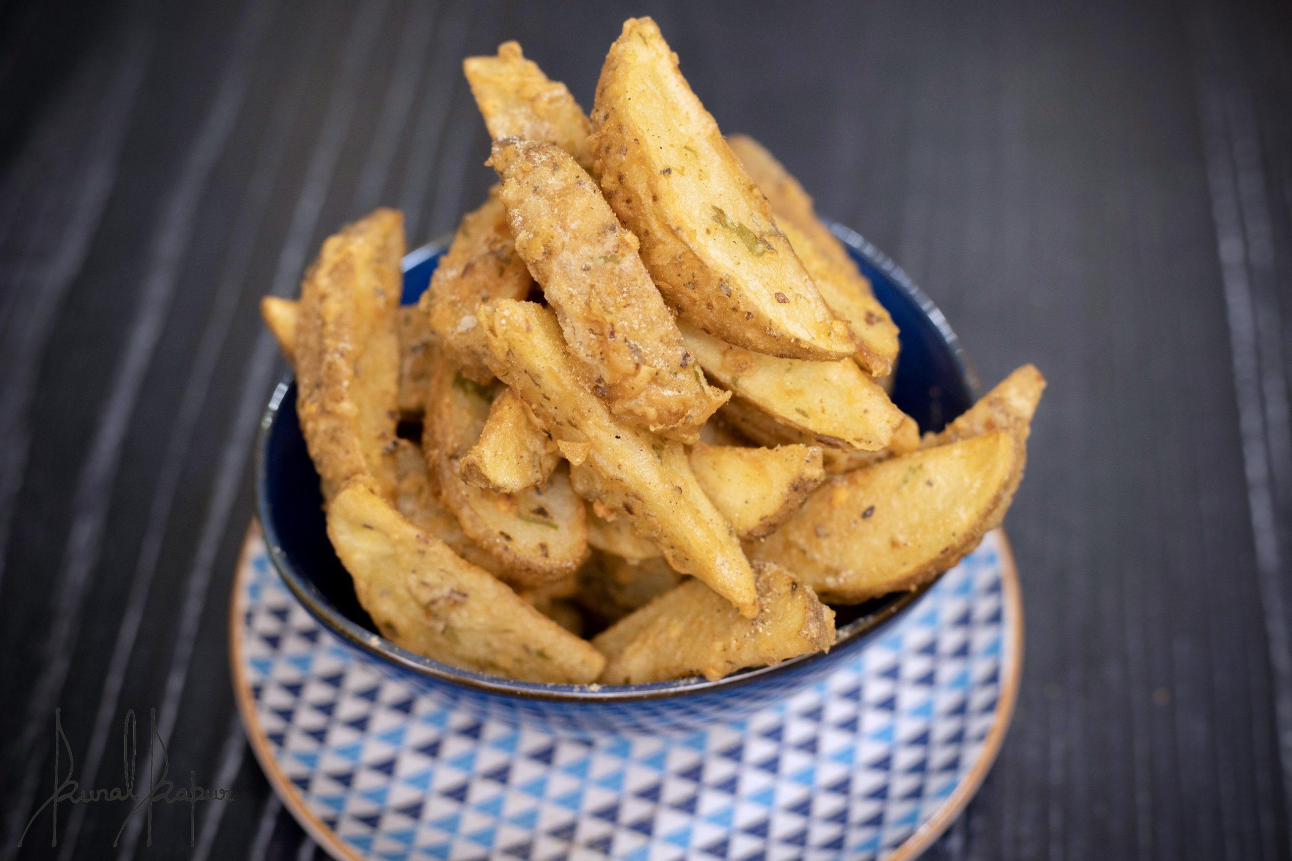 Potato Wedges | Crispy Spicy Potato - Chef Kunal Kapur