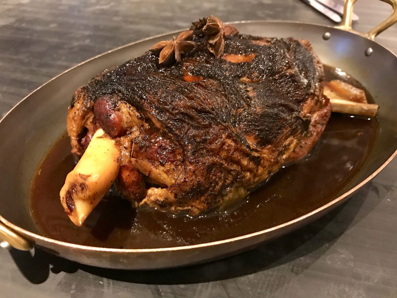 Raan with Pickled Black Carrots