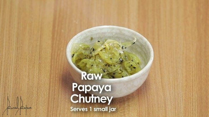 Raw Papaya Chutney