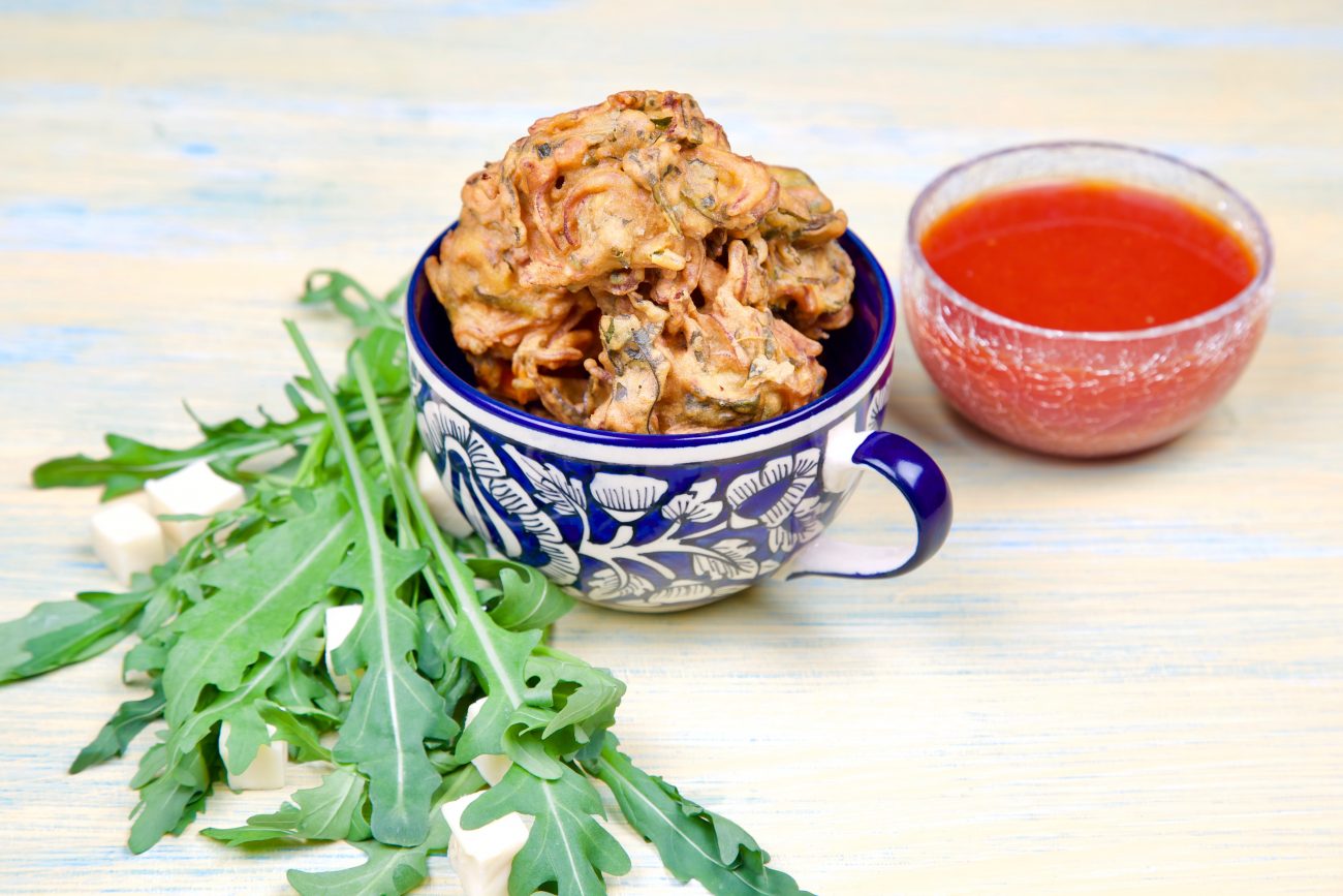 Rocket & Cheese Pakora