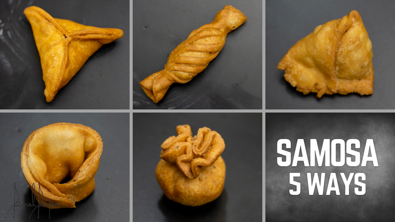 Punjabi Aloo Samosa 5 Ways