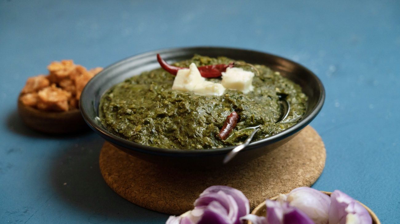 Sarson Ka Saag | Traditional Style & Extra Shot