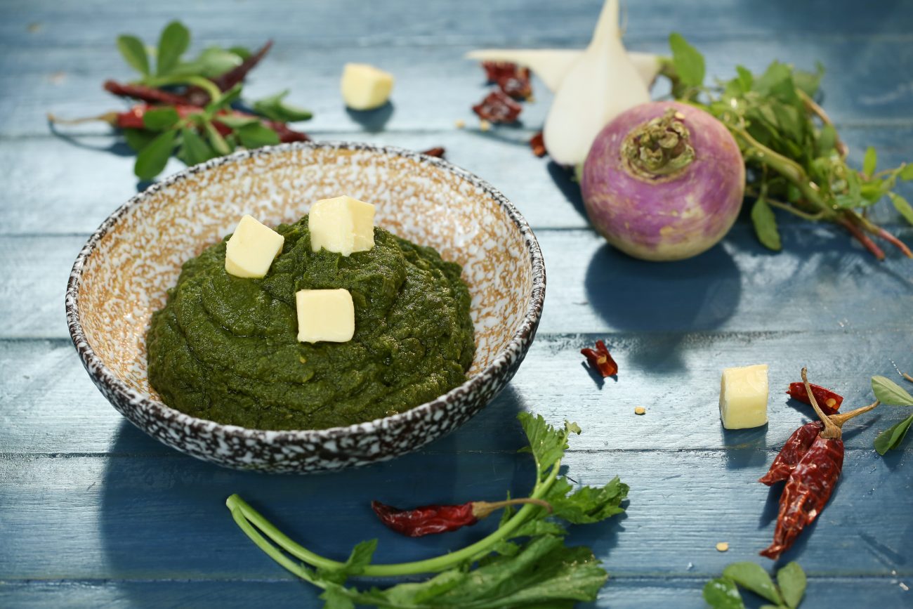 Sarson ka saag | Dollop of butter