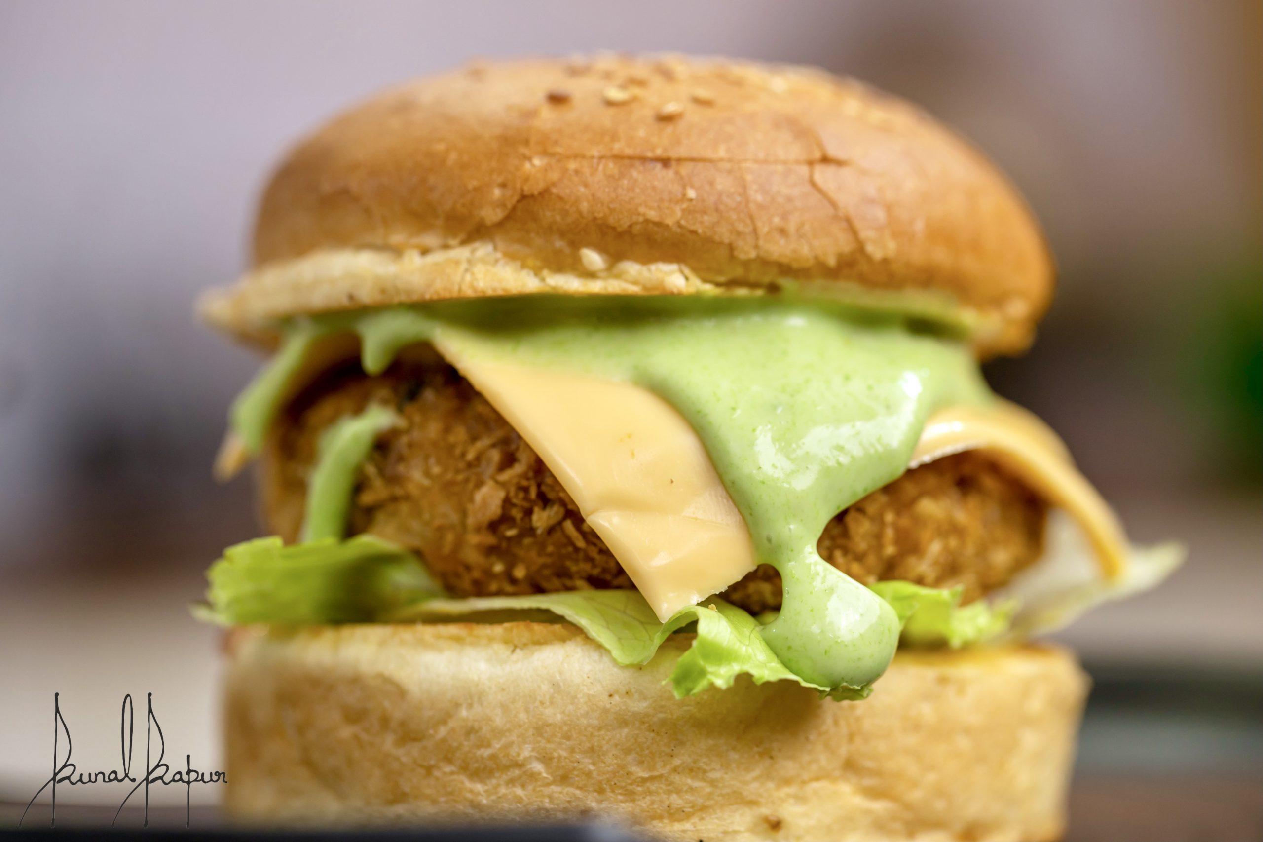 Veg Burger Recipe Aloo Tikki Burger Chef Kunal Kapur