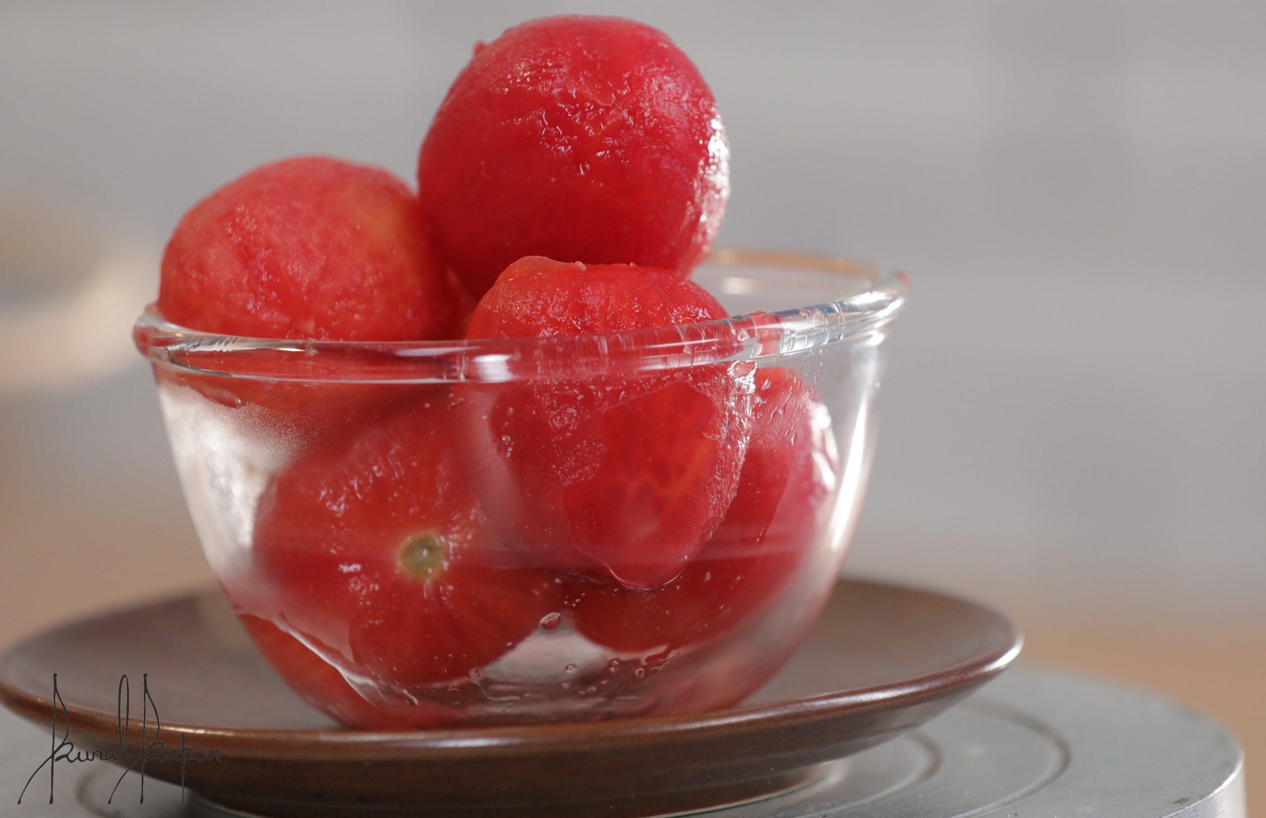 Blanch tomato For Pasta Sauce Chef Kunal Kapur
