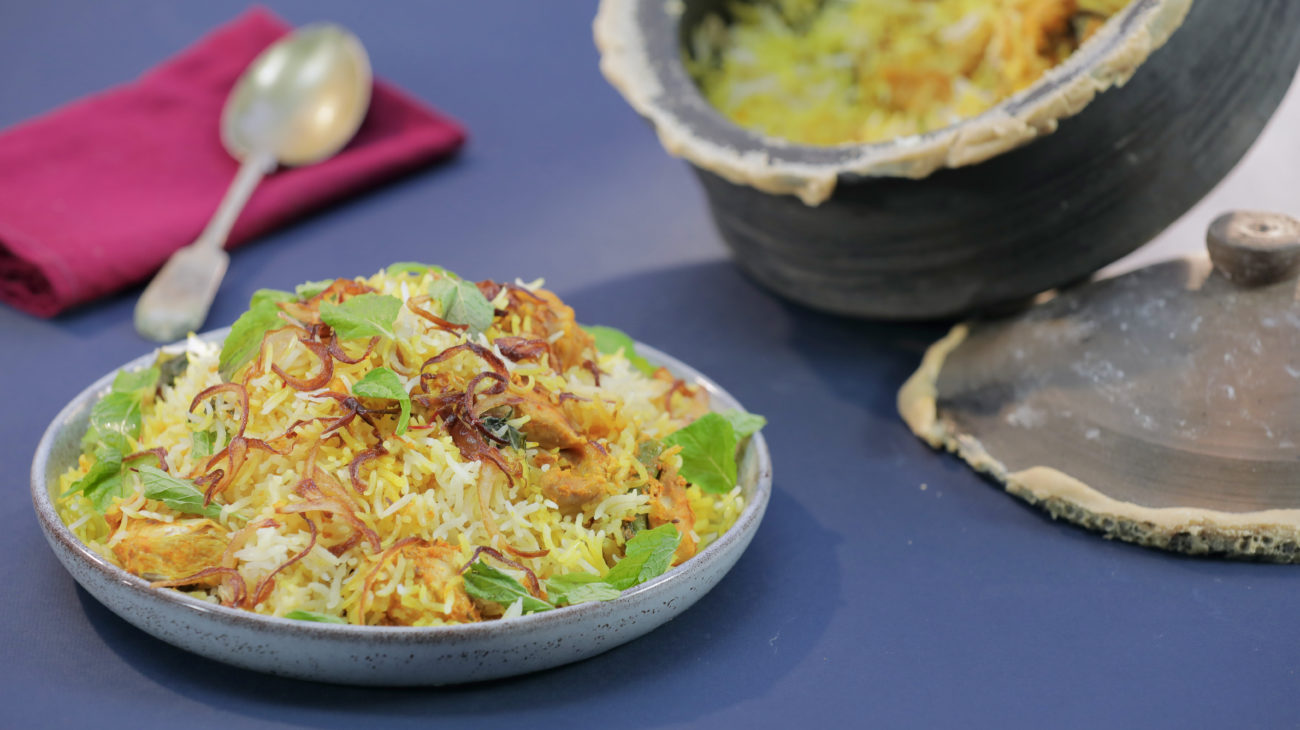 Hyderabadi Chicken Dum Biryani