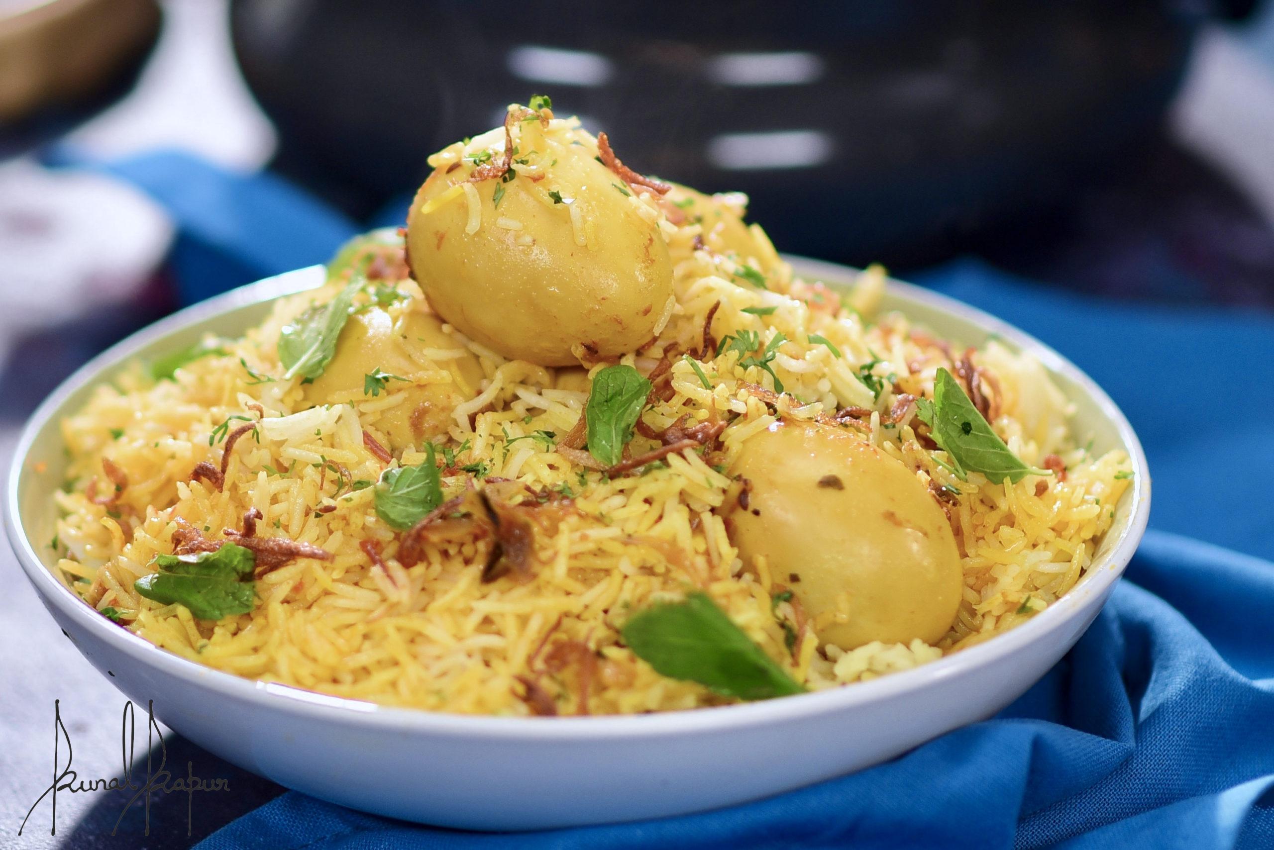 Egg biryani sales