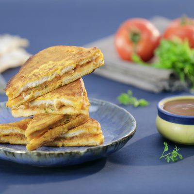 healthy bread pakora Amchur Chutney