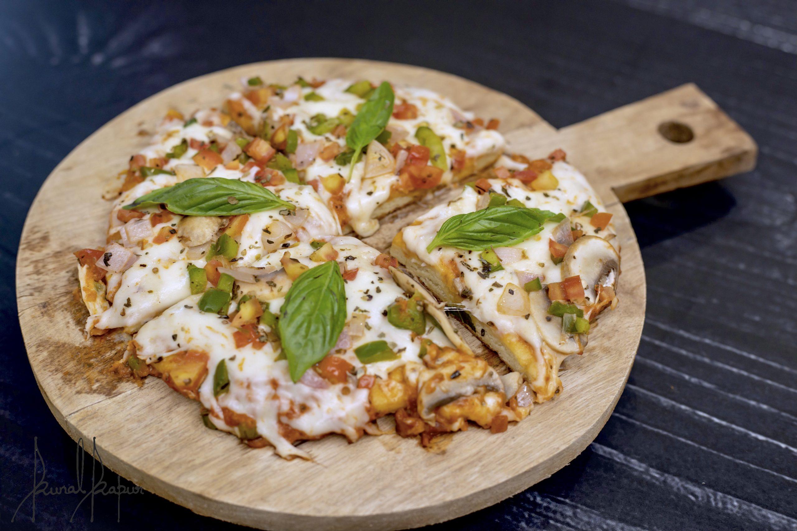 Tawa Pizza Without Oven Without Yeast - Chef Kunal Kapur