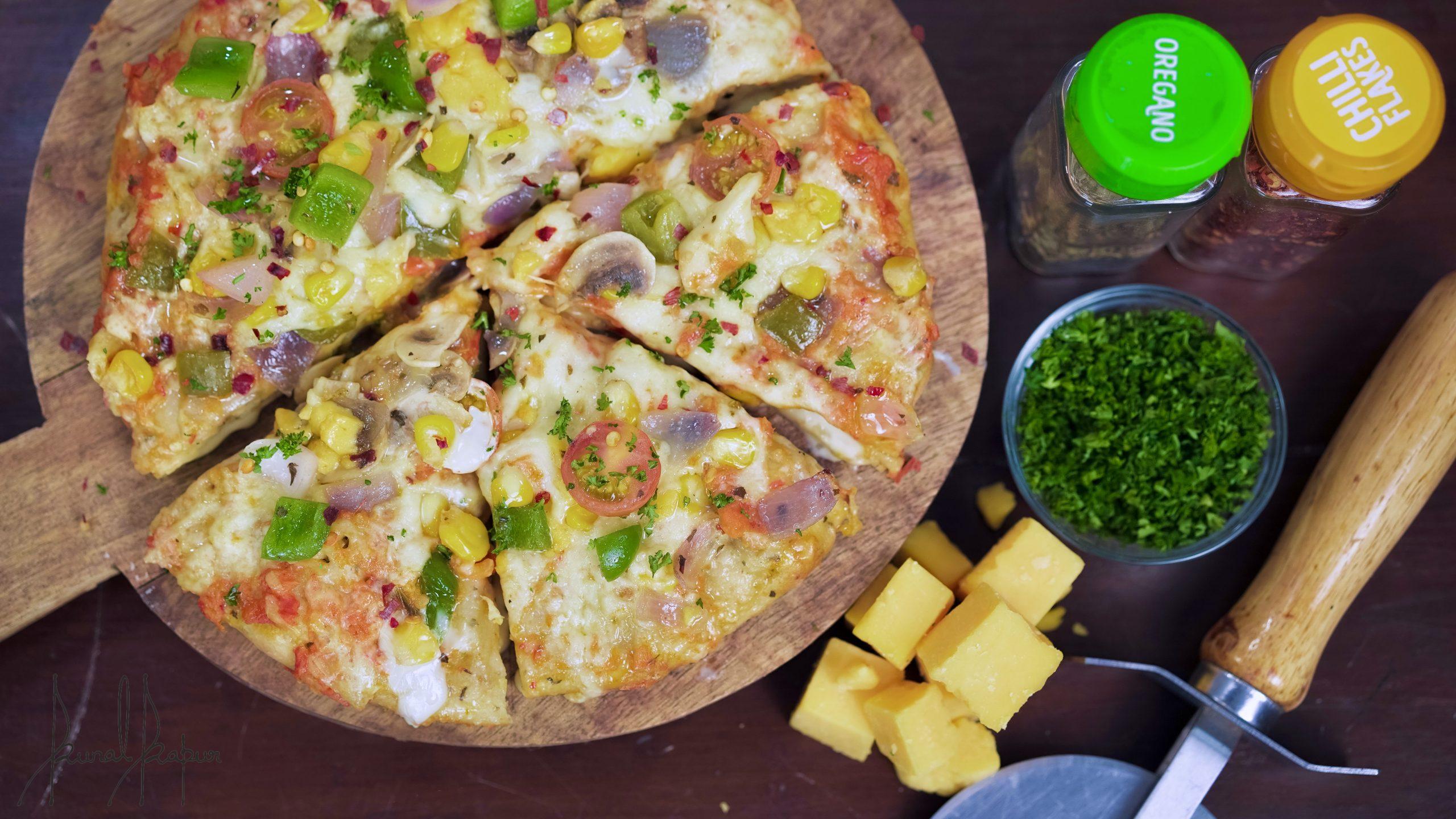 Cheese Burst Pizza Chef Kunal Kapur