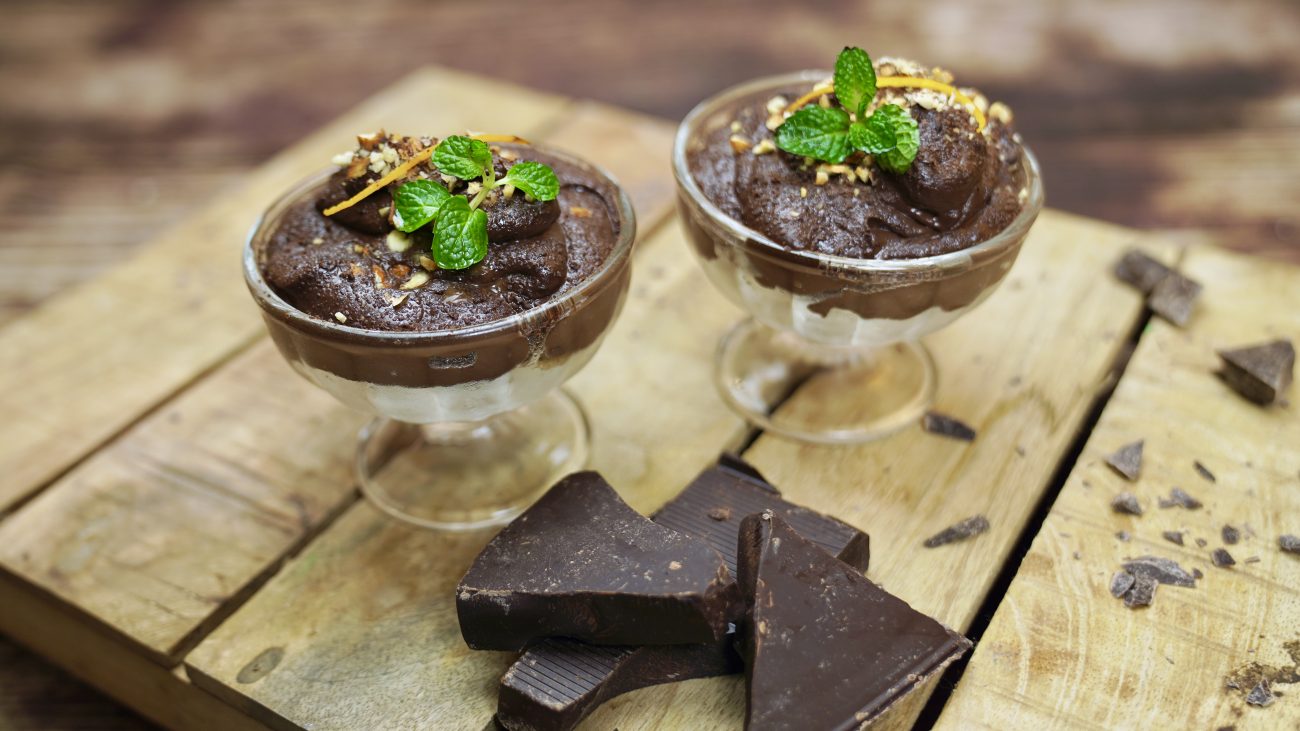 Chocolate Pudding (Eggless & No Oven)