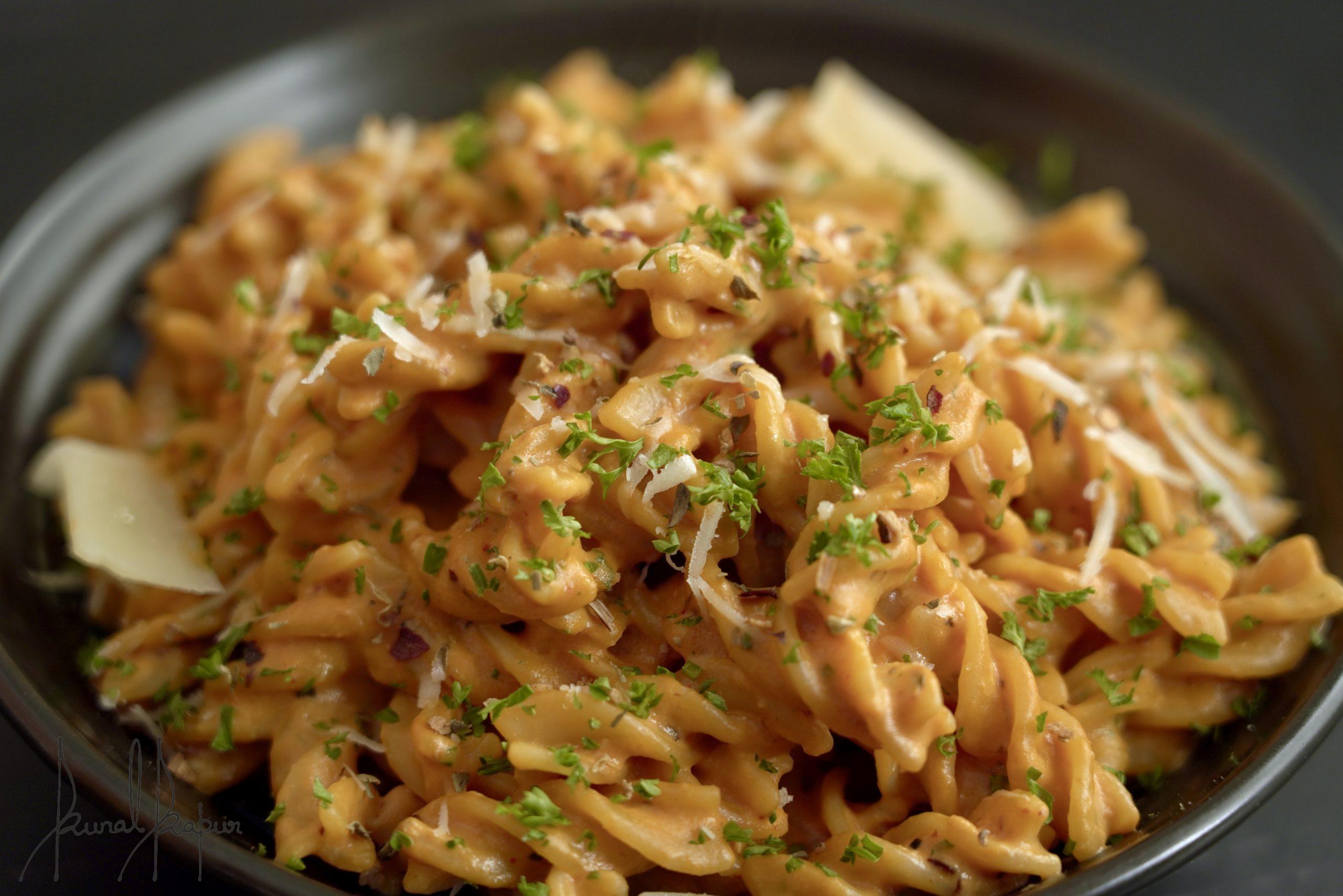 Pasta In Pink Sauce Chef Kunal Kapur