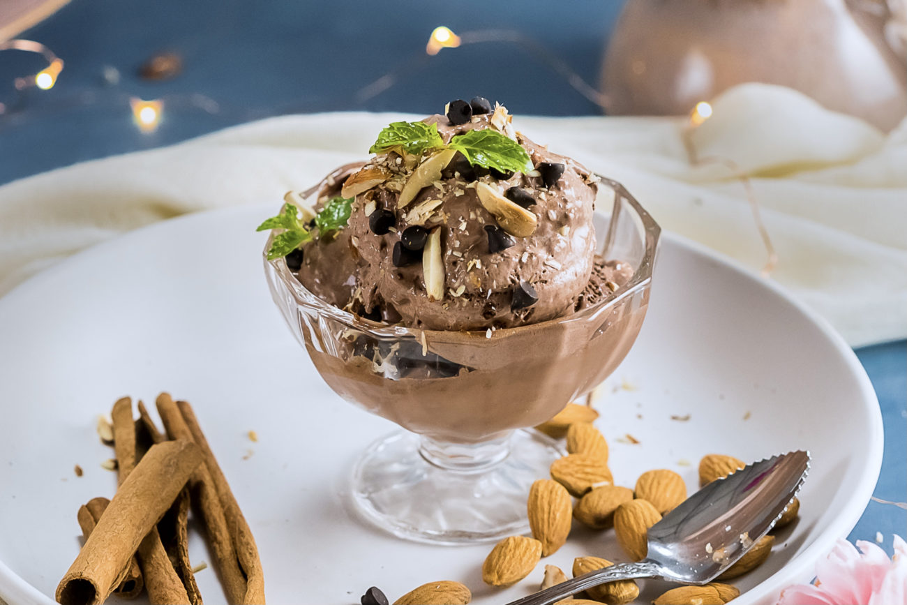 3 Ingredient Chocolate Ice Cream