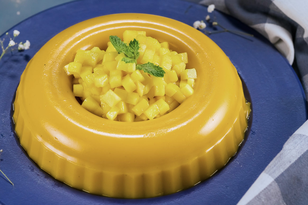 Mango Pudding (Eggless)