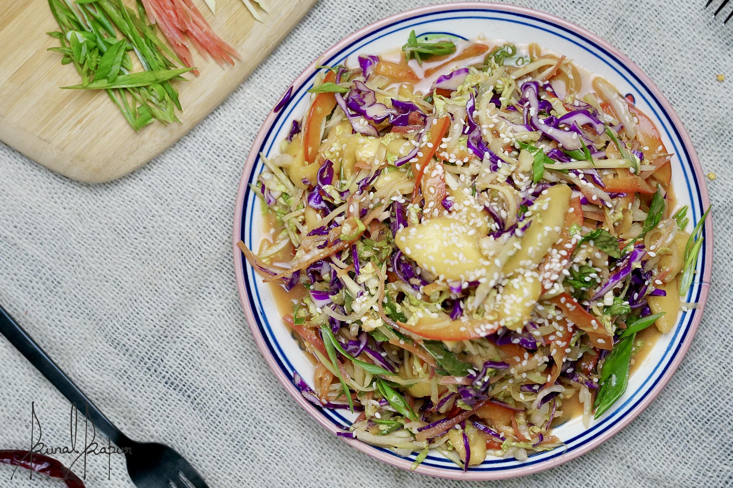 Thai Veg Salad | Quick Tossed Salad - Chef Kunal Kapur