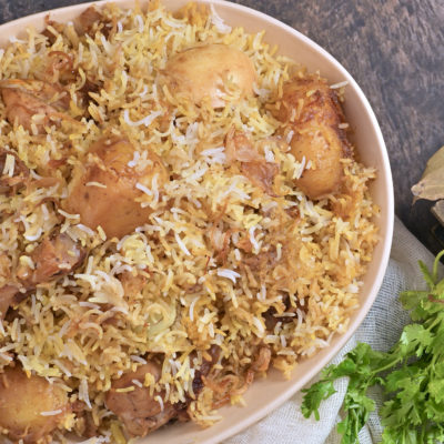 Kolkata Chicken Biryani