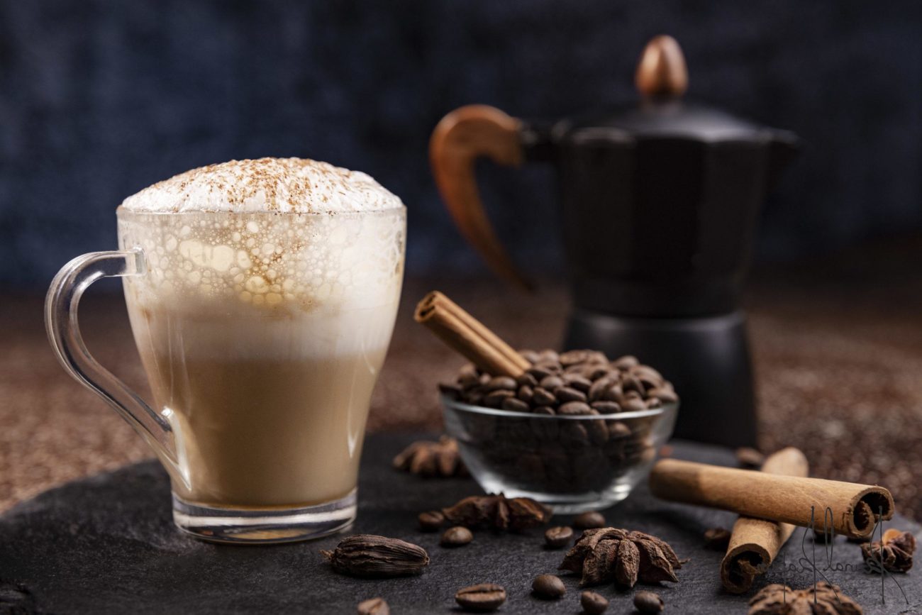 Hot Cappuccino Coffee