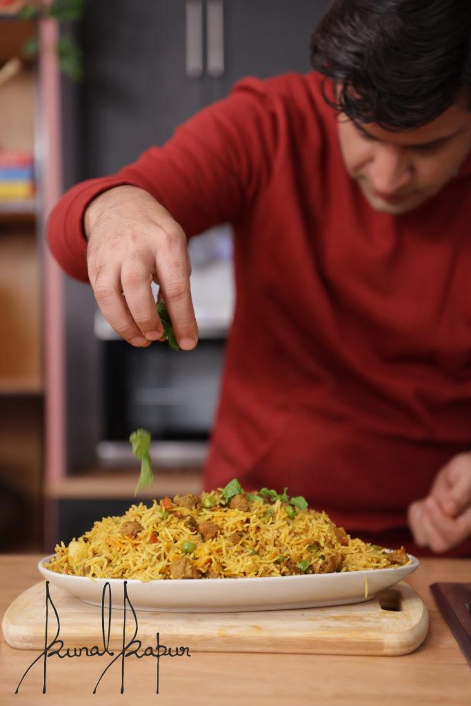 Soya Chunks Pulao