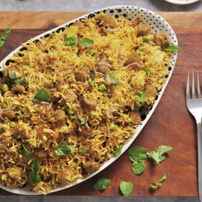 Soya Chunks Pulao