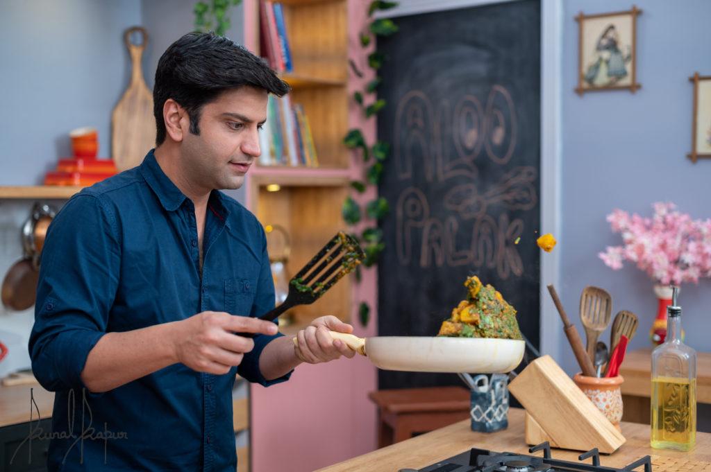 chef kunal kapur aloo palak