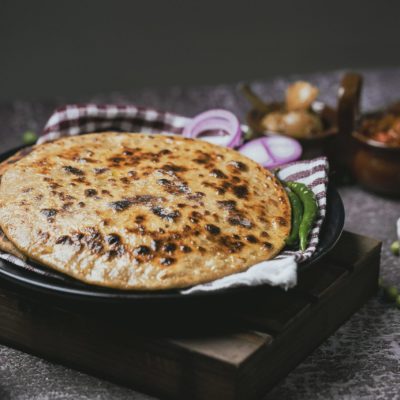 matar paratha recipe