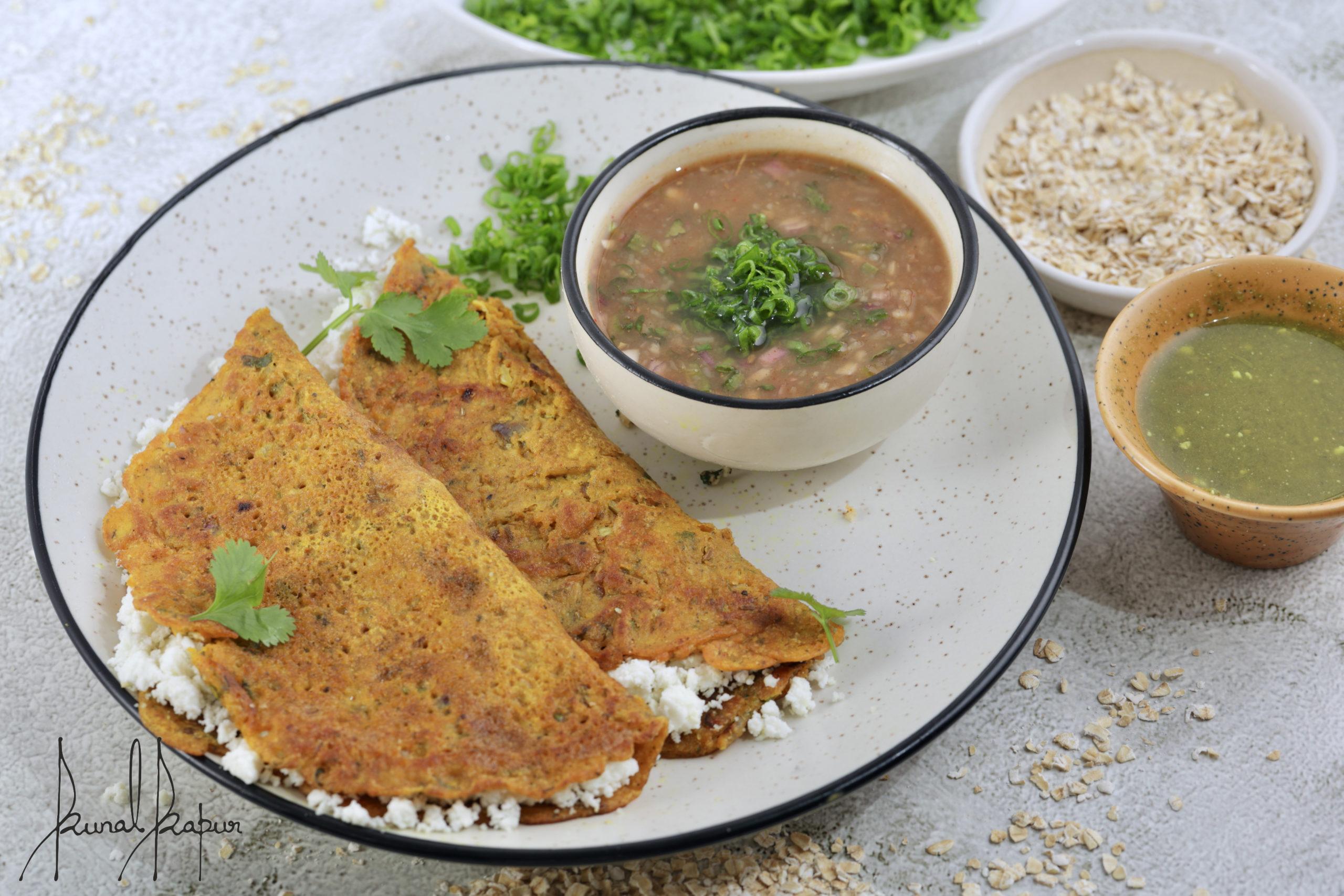 Oats Ka Chilla (Jhakas Chutney) Chef Kunal Kapur