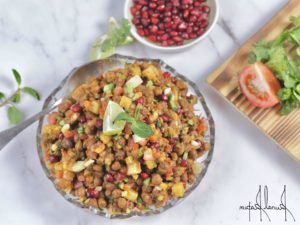 high protein kala chana chaat