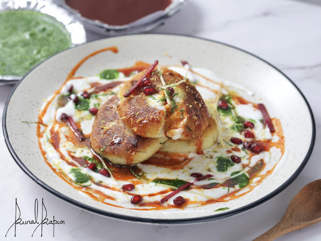 aloo tikki chaat 