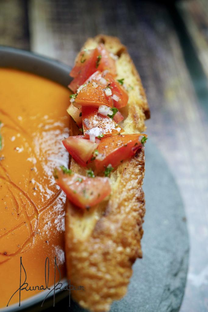 Garlic Bread Bruschetta 