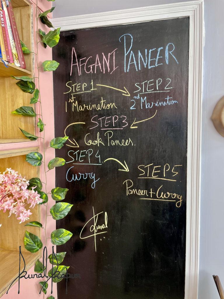 Afgani Paneer Recipe