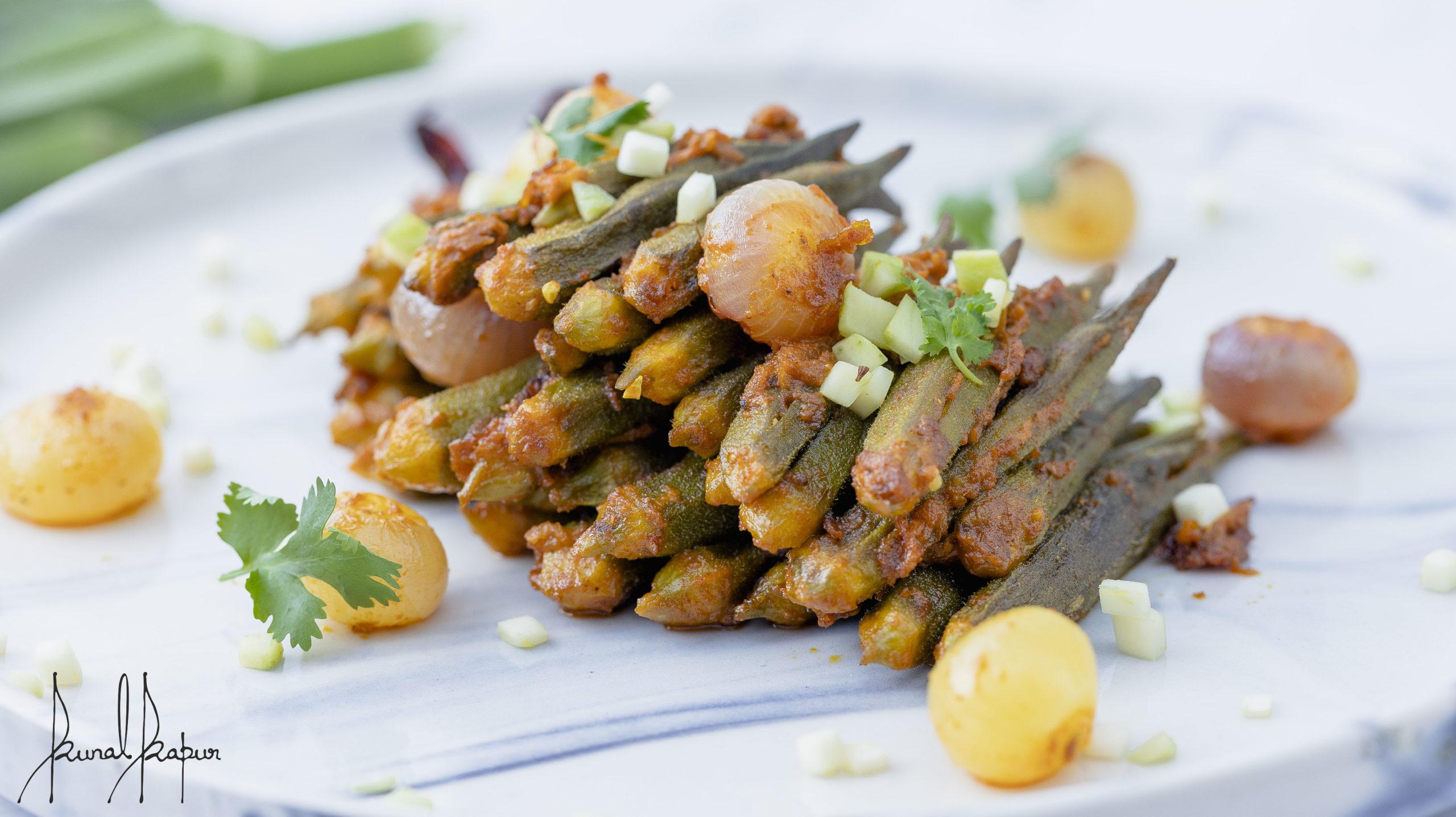 Bhindi Masala Bhindi Banana Ka Naya Tarika Chef Kunal Kapur