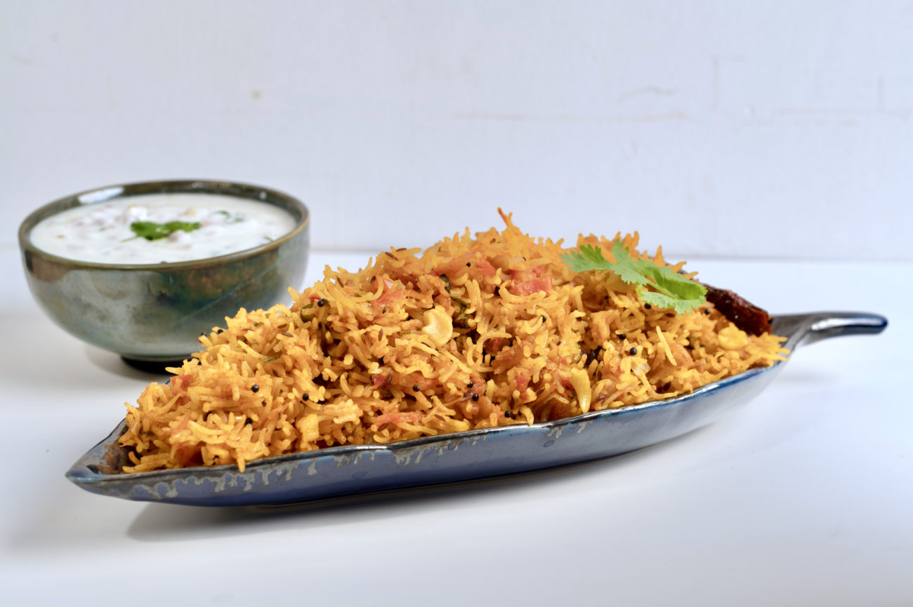 Tomato Rice | Onion Tomato Pulao