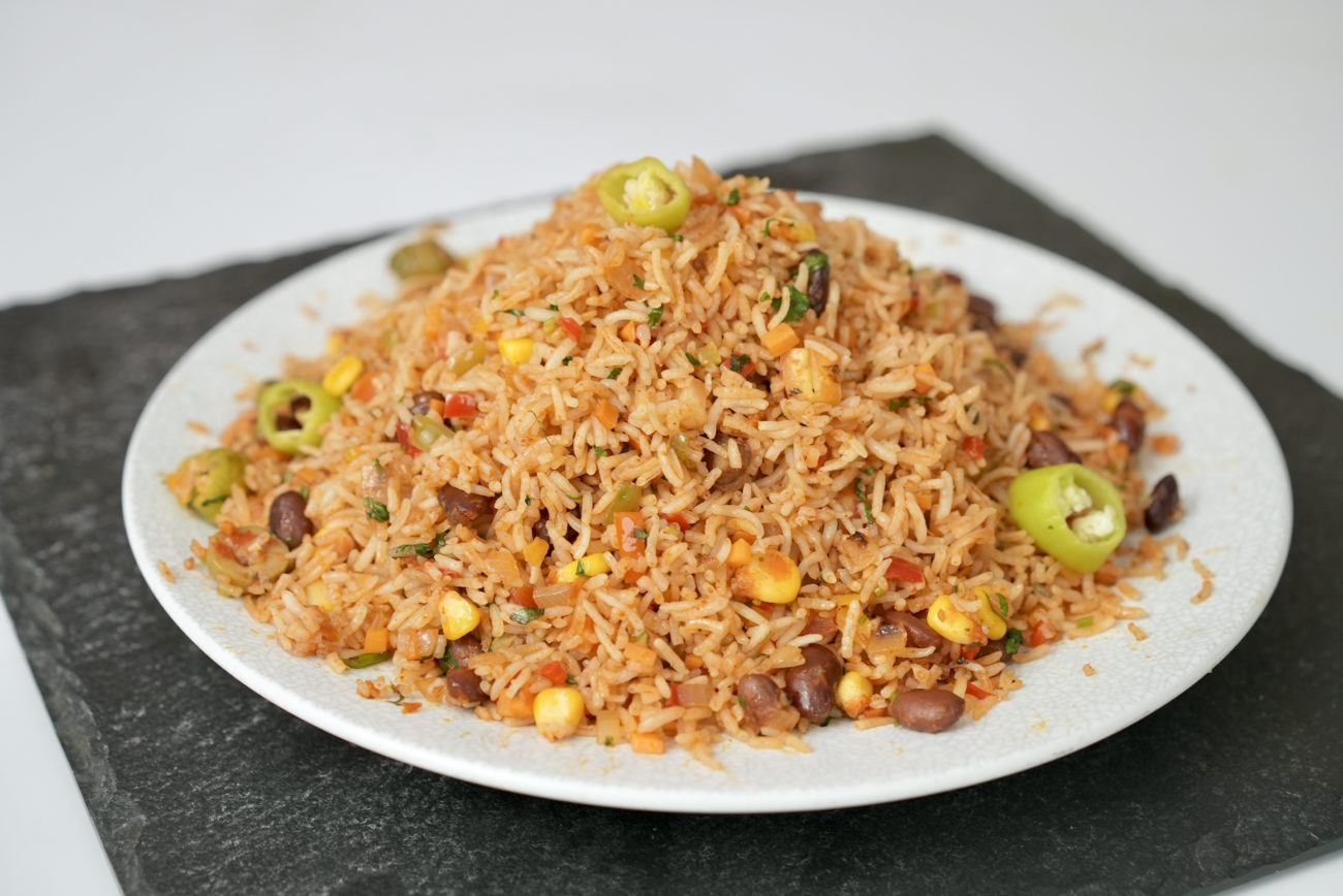 Mexican Fried Rice | Tomato Salsa