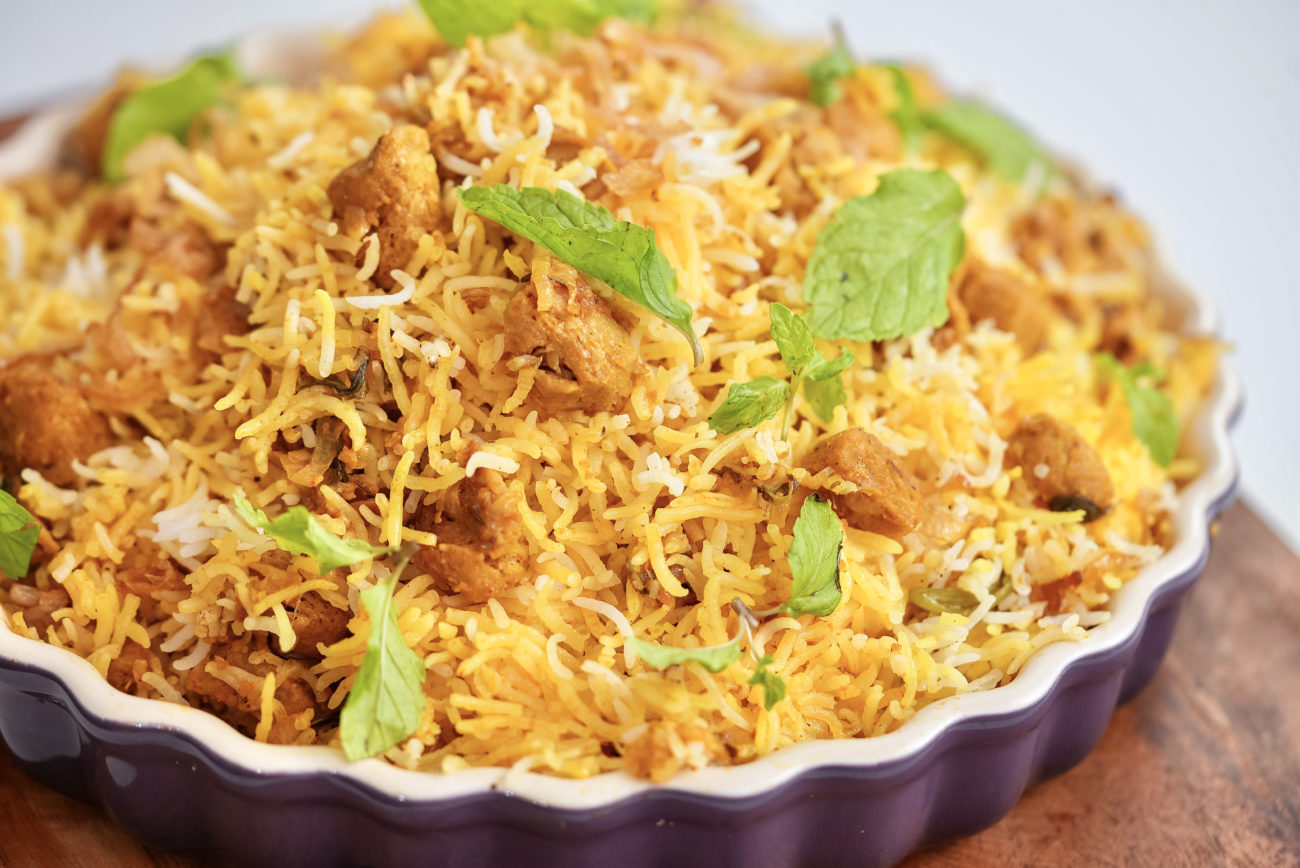 Soya Chunk Biryani | Veg Dum Biryani