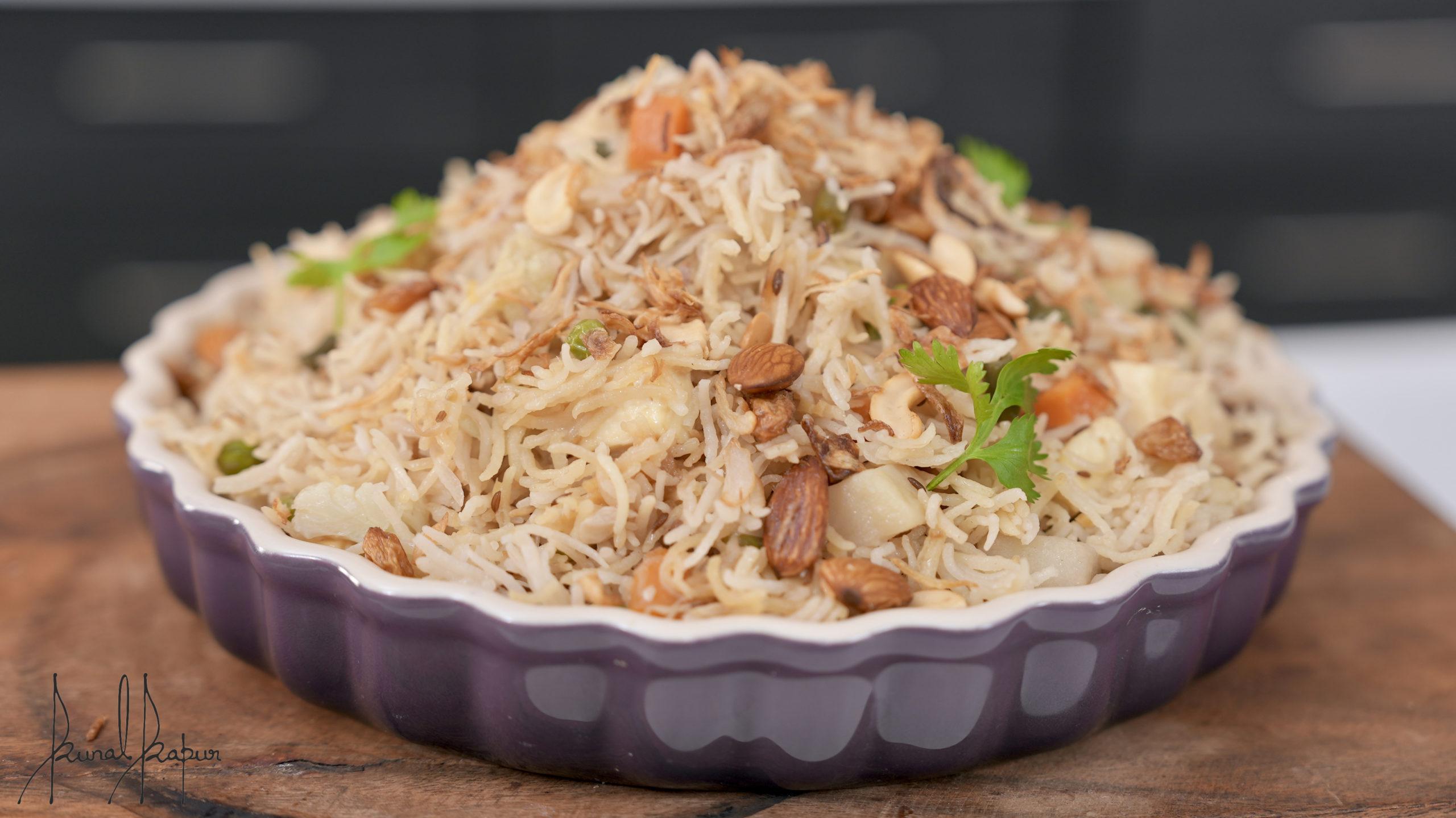 Navratan Pulao | Veg Pulao Recipe - Chef Kunal Kapur