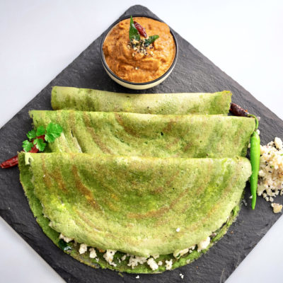 Palak Paneer Dosa