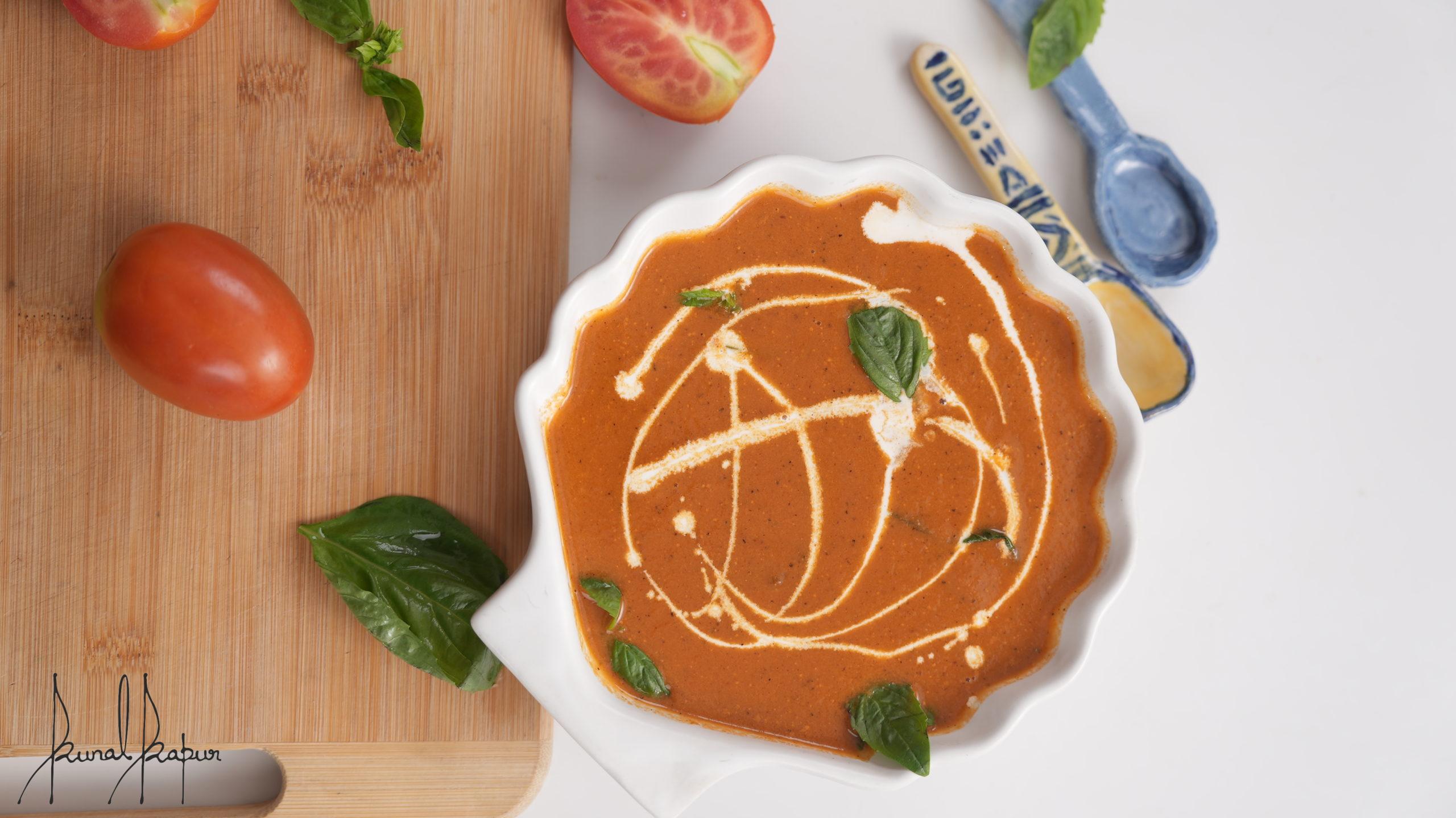 Roasted Tomato Soup Chef Kunal Kapur